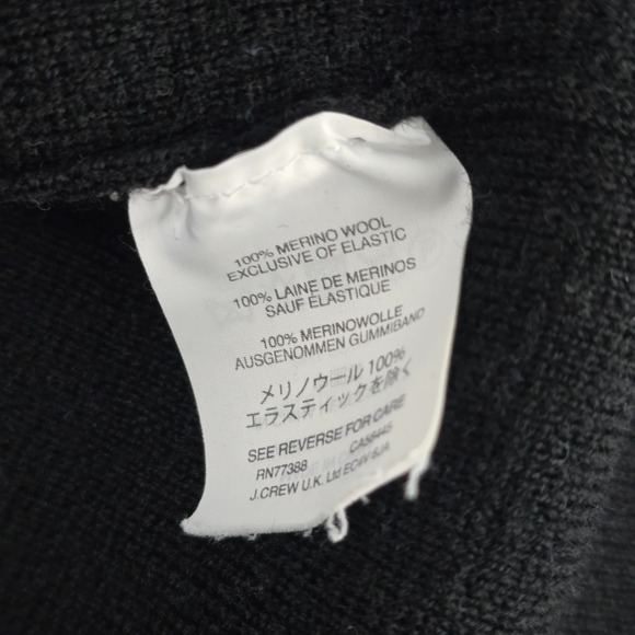 J Crew merino wool Open-front Sweater-blazer For Women g7746 black S 6871 - Picture 6 of 8